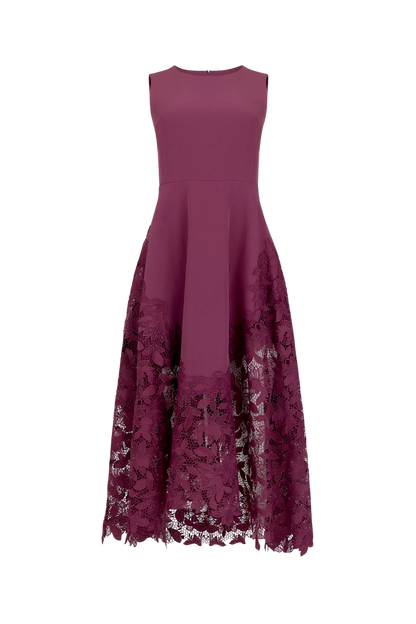 chic size inclusive model wearing JessaKae Adara Dress