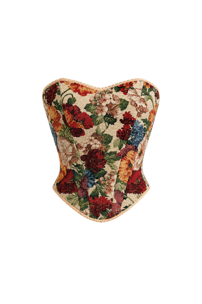 Cora Corset Burgundy