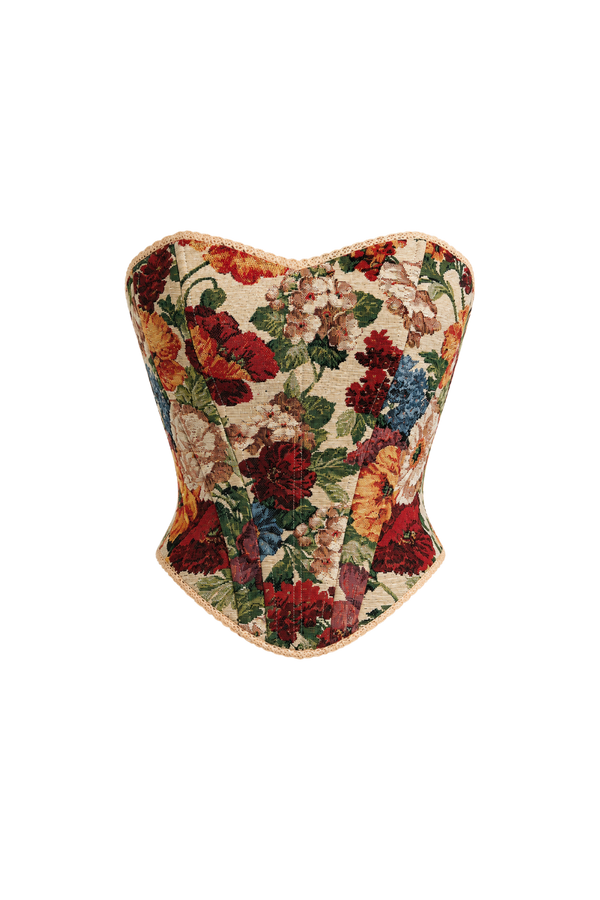 Cora Corset Burgundy