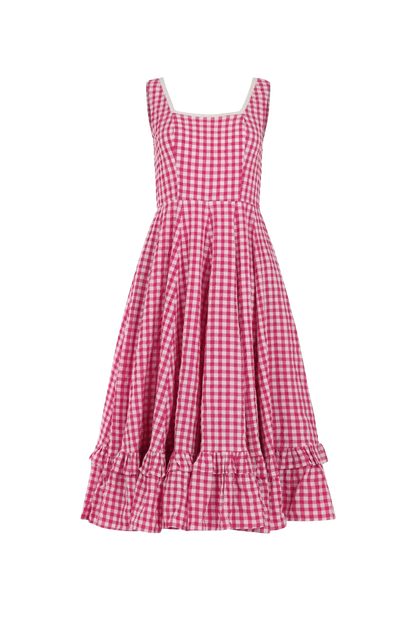 Daze Dress Dresses - JessaKae - Daze Dress - Red Gingham / XXS