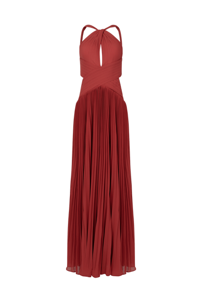 chic size inclusive model wearing JessaKae Delphine Dress