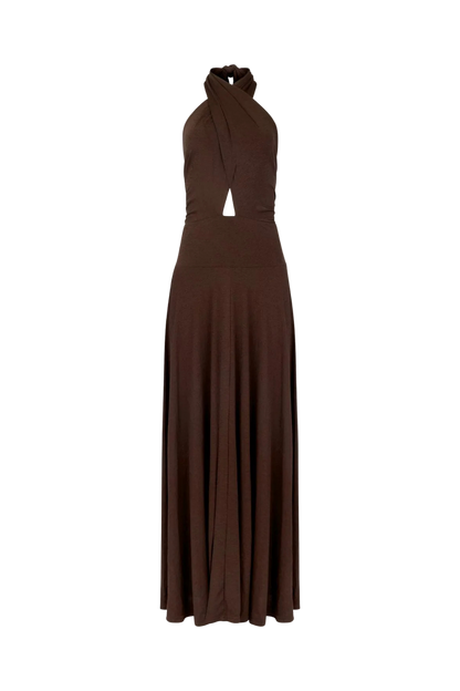 chic size inclusive model wearing JessaKae Devanie Dress
