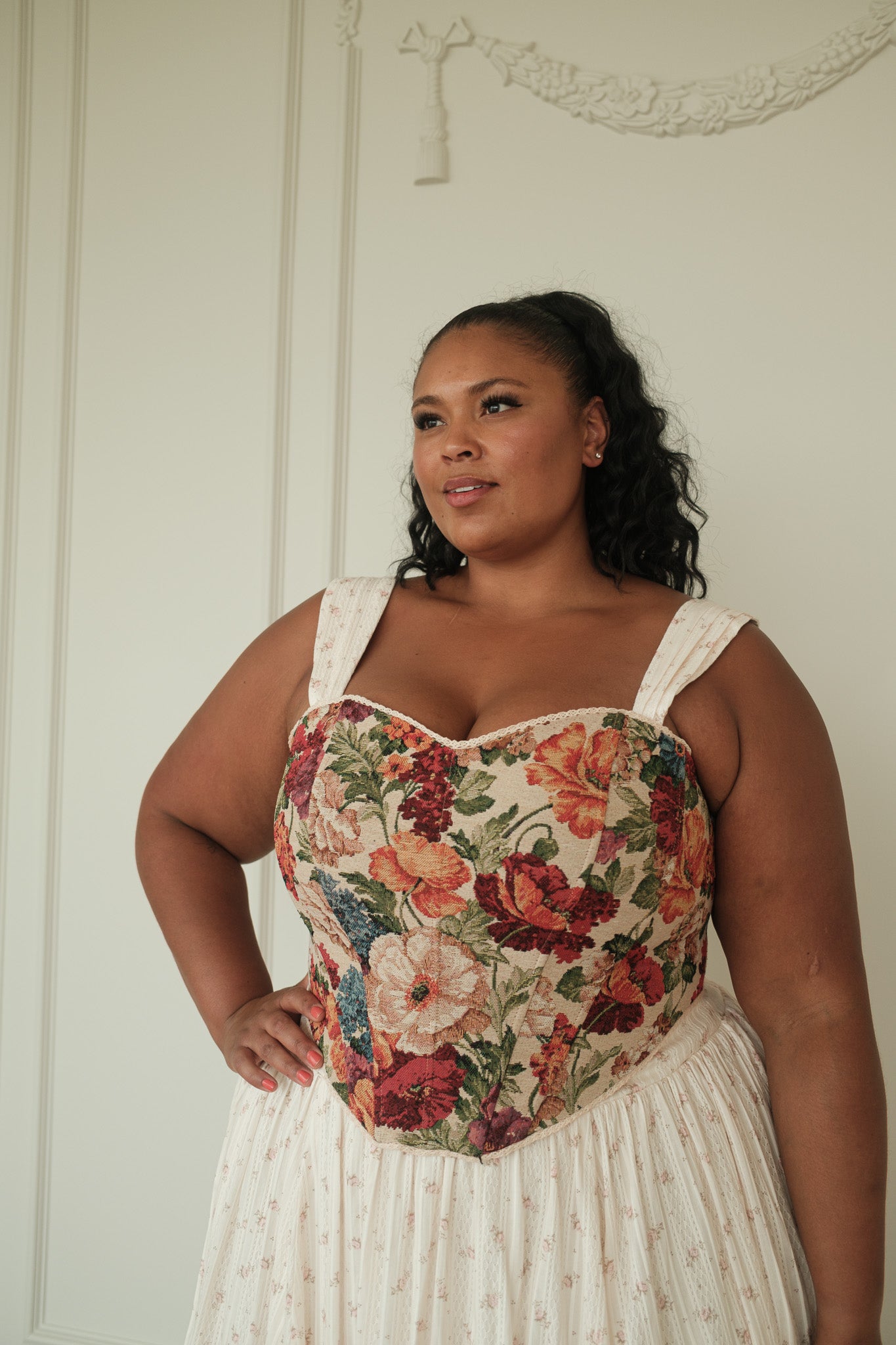Cora Corset Burgundy