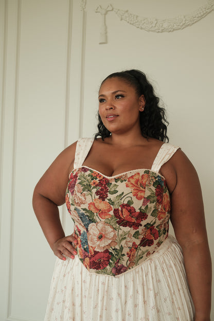Cora Corset Burgundy