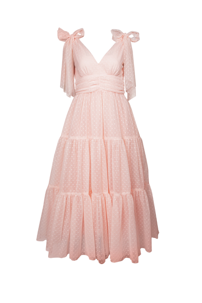 Jeanne Dress Pink Dresses - JessaKae - Jeanne Dress Pink - Pink / XXS