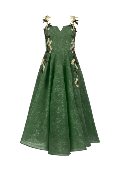 Lily Petal Dress green ghost