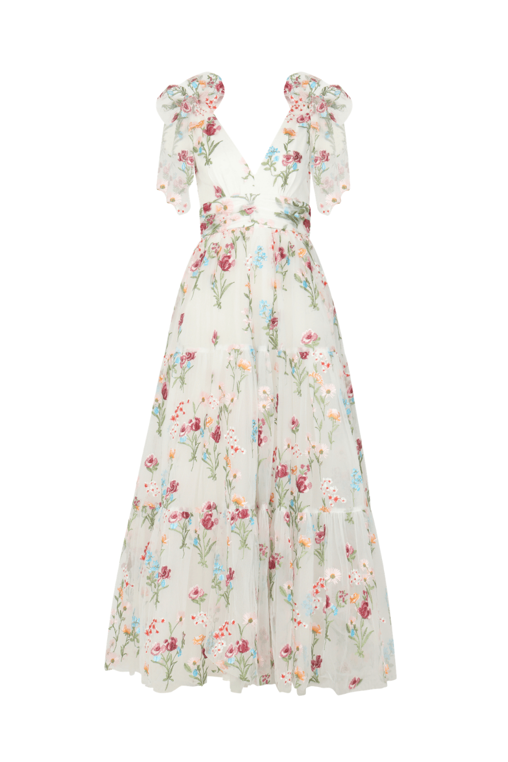 Margaret Maxi Dress Dresses - JessaKae - Margaret Maxi Dress - White Floral / XXS