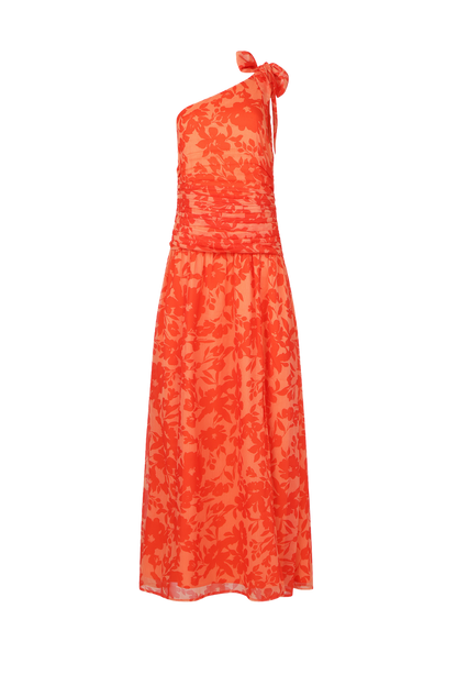 chic size inclusive model wearing JessaKae Tahiti Dress