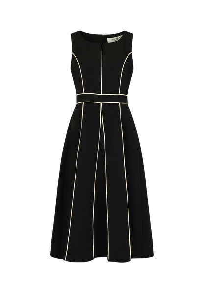 chic size inclusive model wearing JessaKae Vivienne Dress