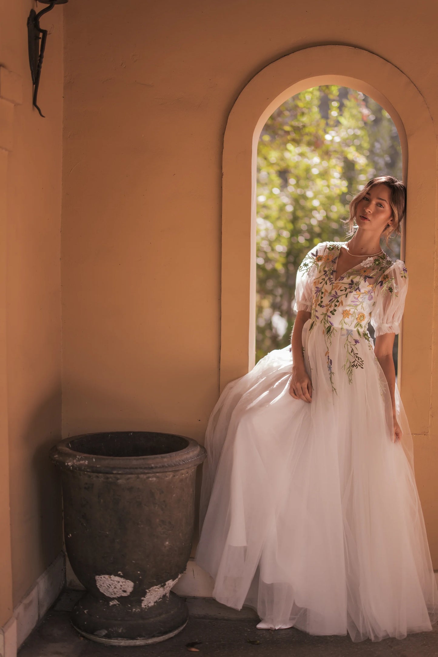 Alba Dress bridal detail