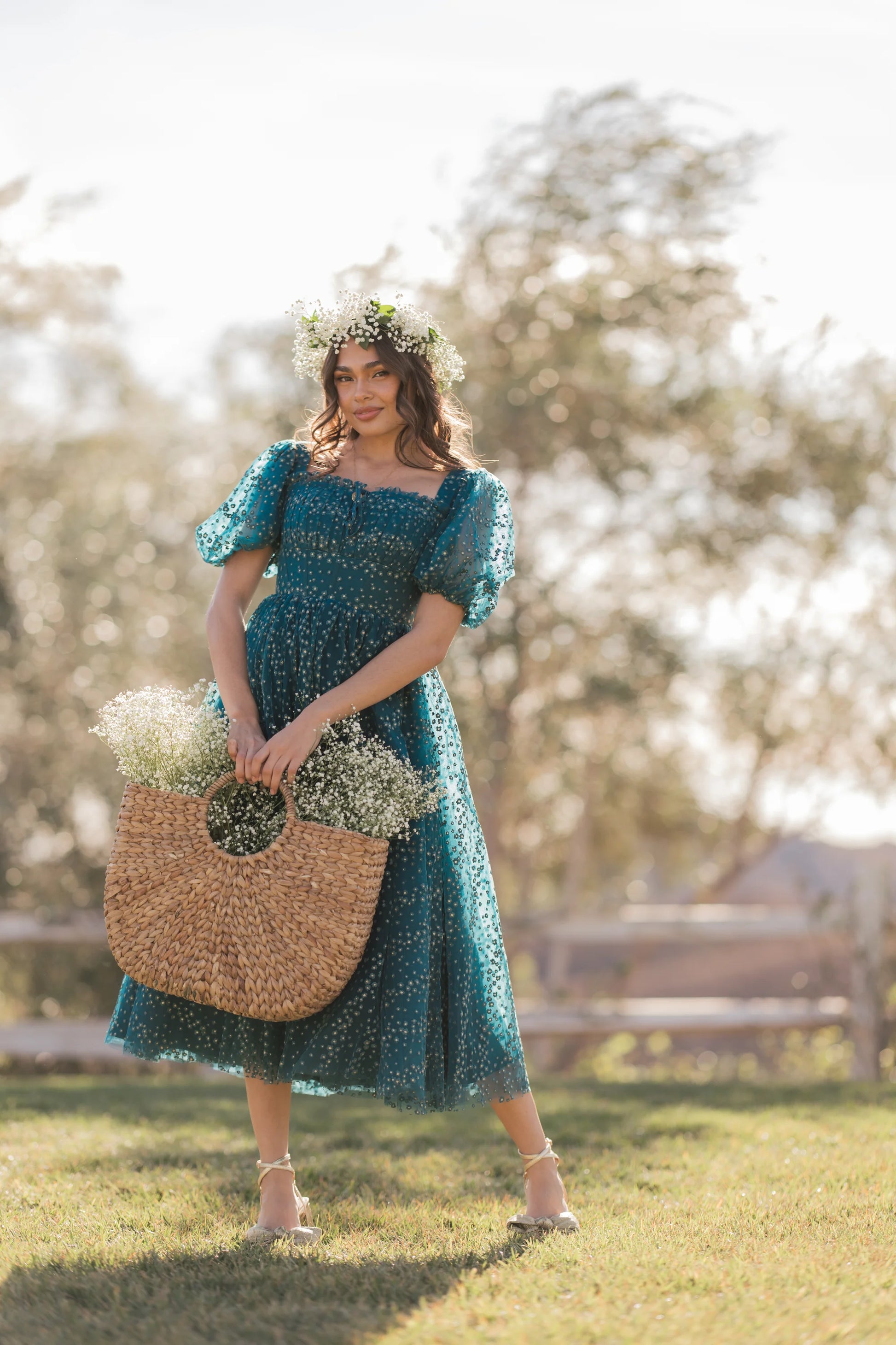 Everbloom Dress teal