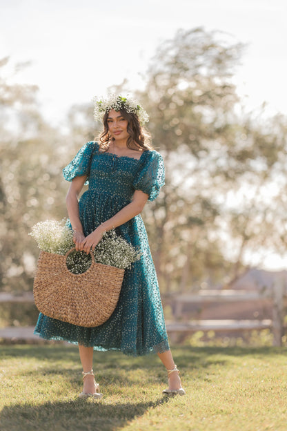 Everbloom Dress teal