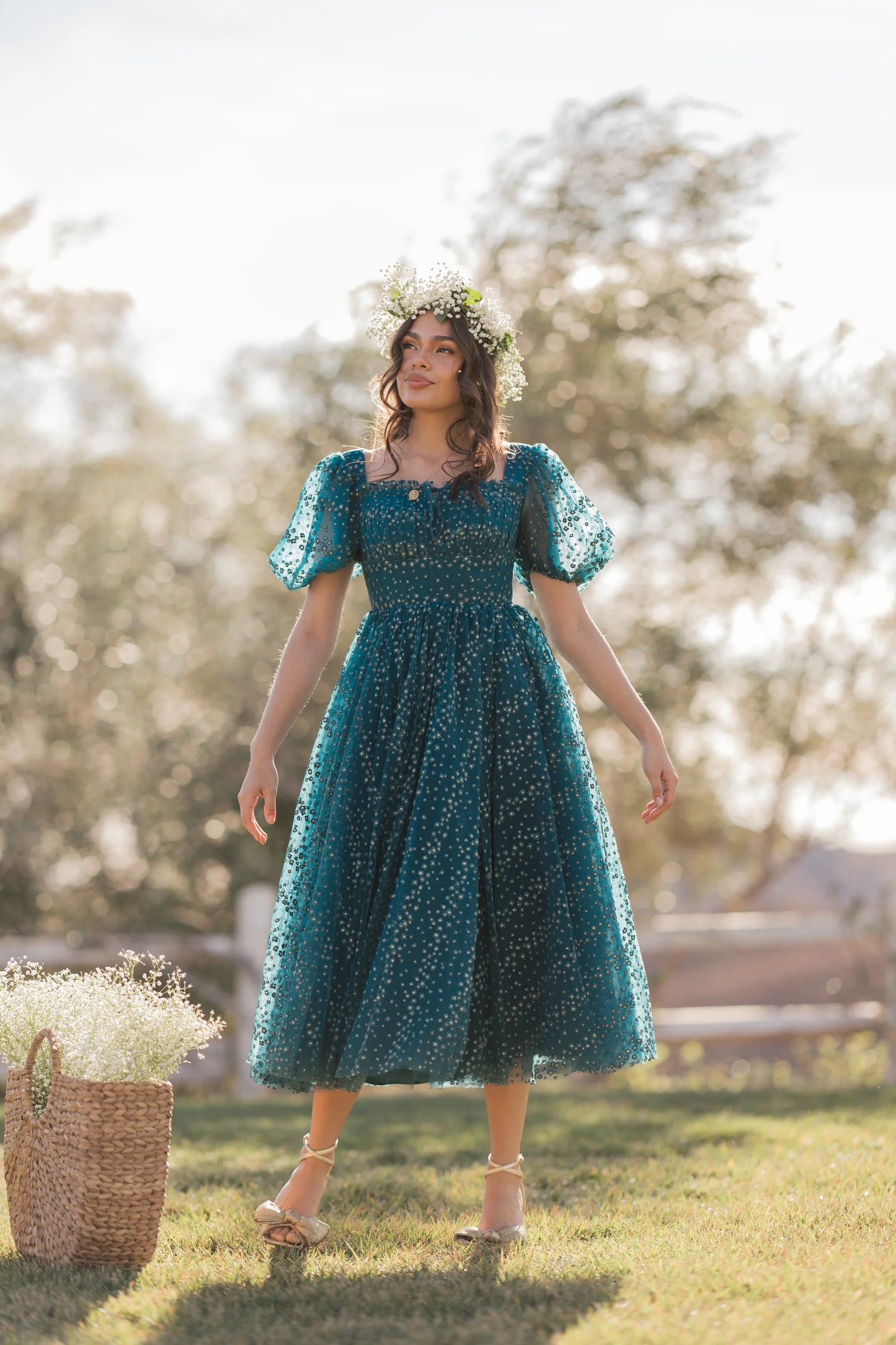 Everbloom Dress teal