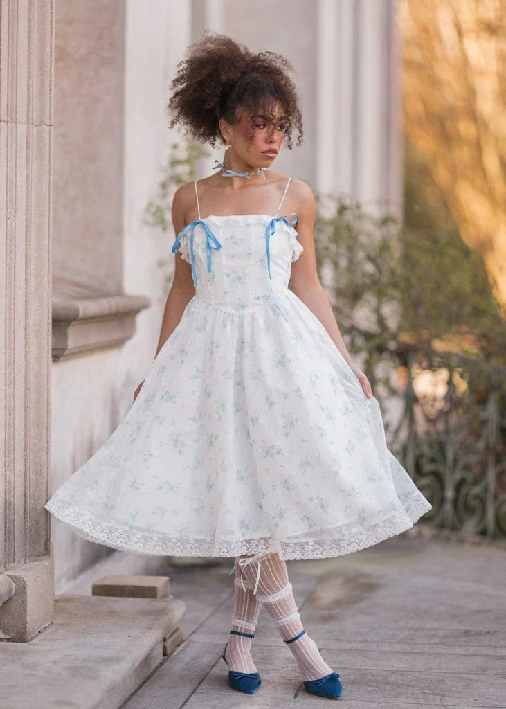 Coquette Dress - JessaKae - Coquette Dress - Forget-Me-Not / XXS