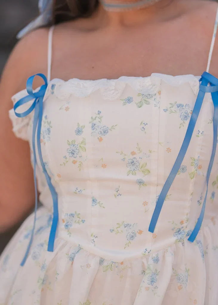 Coquette Dress - JessaKae - Coquette Dress - Forget-Me-Not / XXS