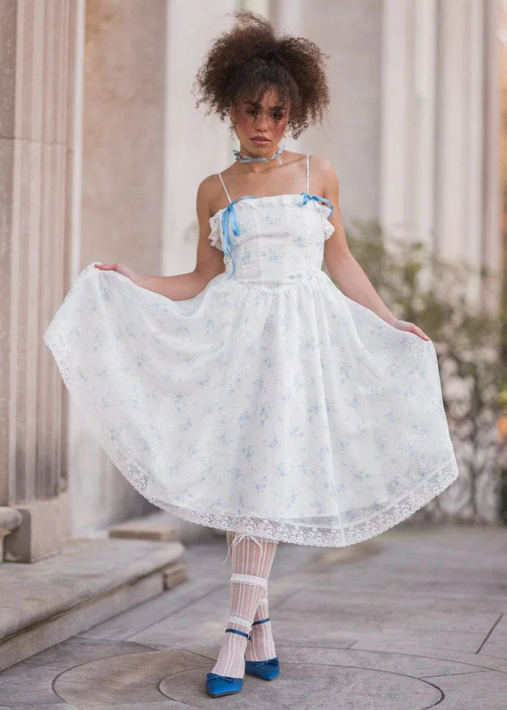 Coquette Dress - JessaKae - Coquette Dress - Forget-Me-Not / XXS