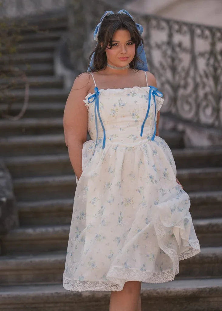 Coquette Dress - JessaKae - Coquette Dress - Forget-Me-Not / XXS