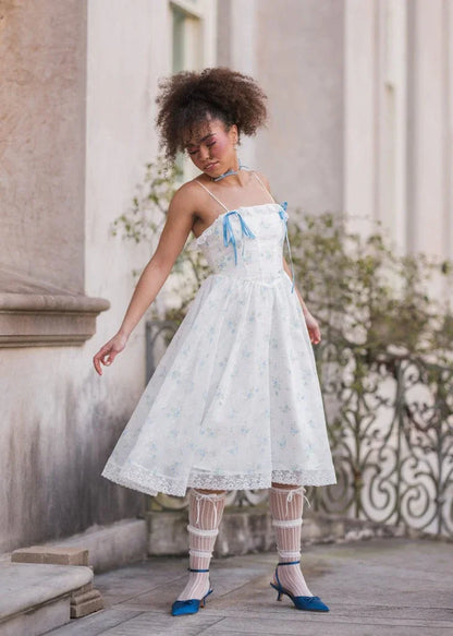 Coquette Dress - JessaKae - Coquette Dress - Forget-Me-Not / XXS
