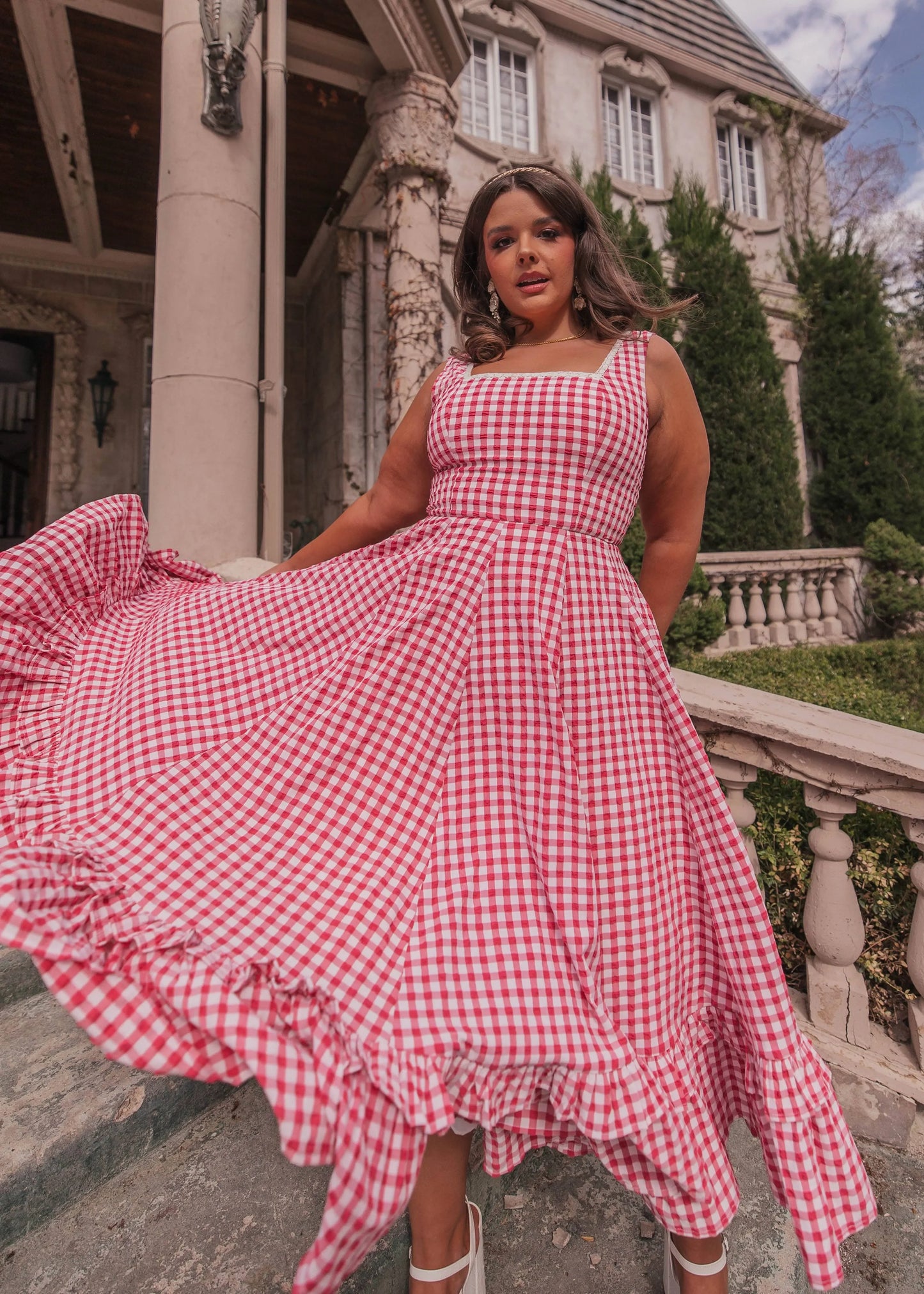 Daze Dress Dresses - JessaKae - Daze Dress - Red Gingham / XXS