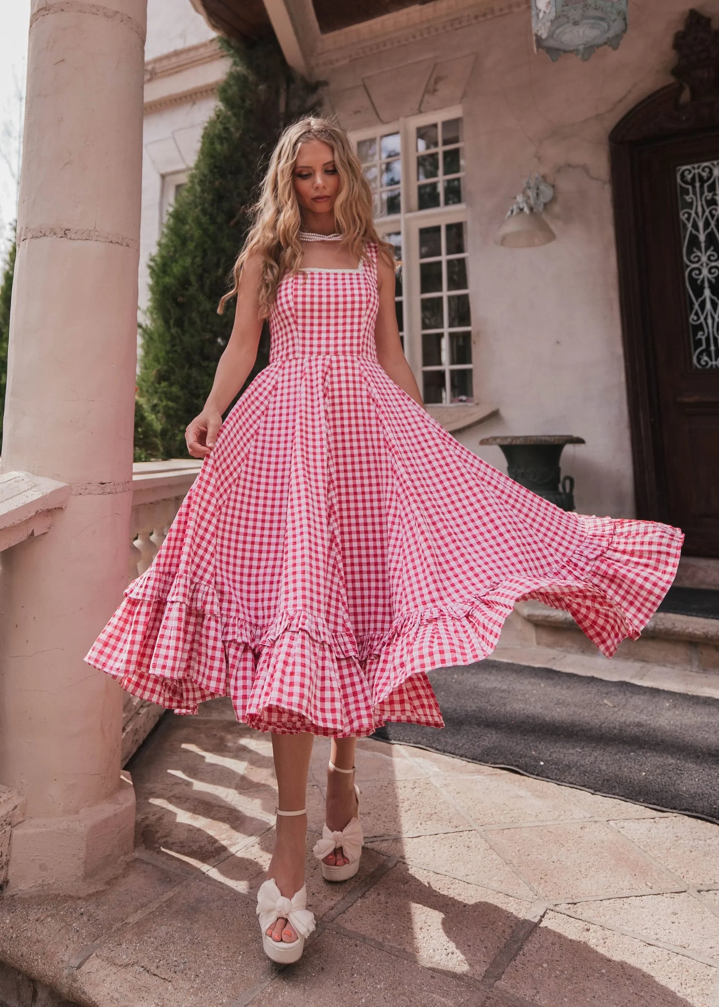 Daze Dress Dresses - JessaKae - Daze Dress - Red Gingham / XXS