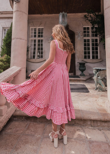 Daze Dress Dresses - JessaKae - Daze Dress - Red Gingham / XXS