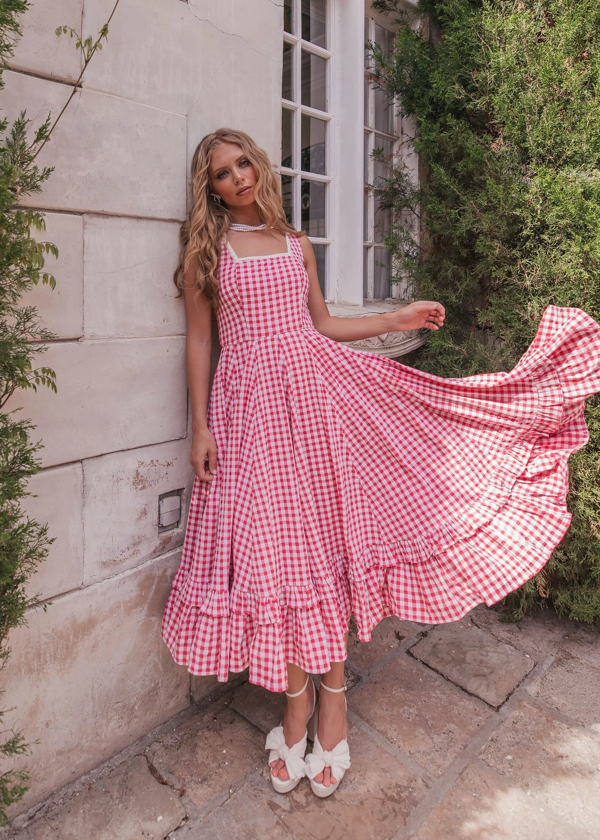 Daze Dress Dresses - JessaKae - Daze Dress - Red Gingham / XXS