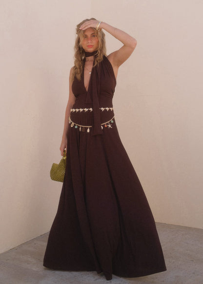 chic size inclusive model wearing JessaKae Devanie Dress