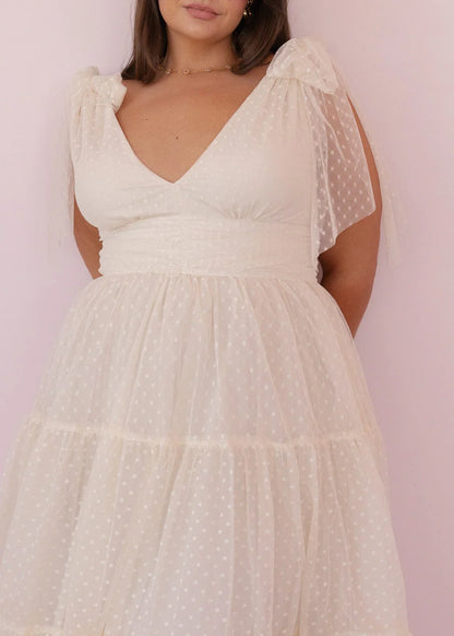 Jeanne Dress - JessaKae - Jeanne Dress - Ivory Tulle / XXS