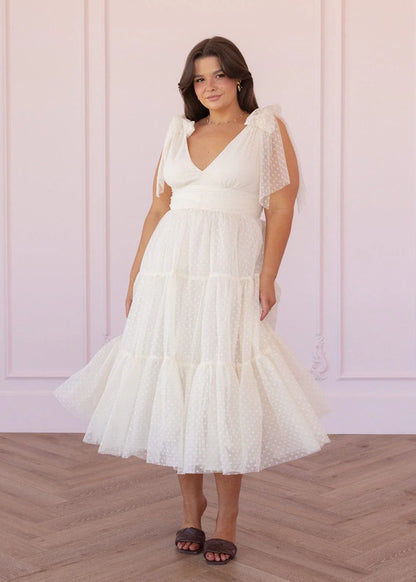 Jeanne Dress - JessaKae - Jeanne Dress - Ivory Tulle / XXS