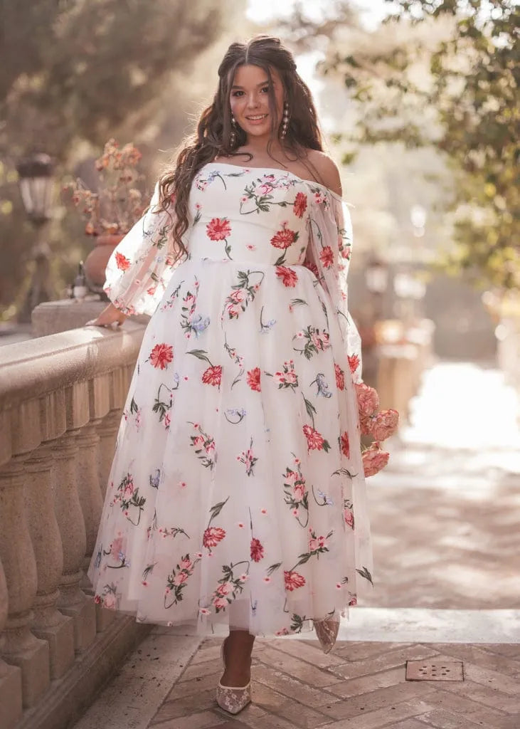 Julianna Dress Dresses - JessaKae - Julianna Dress - Petal White / 00