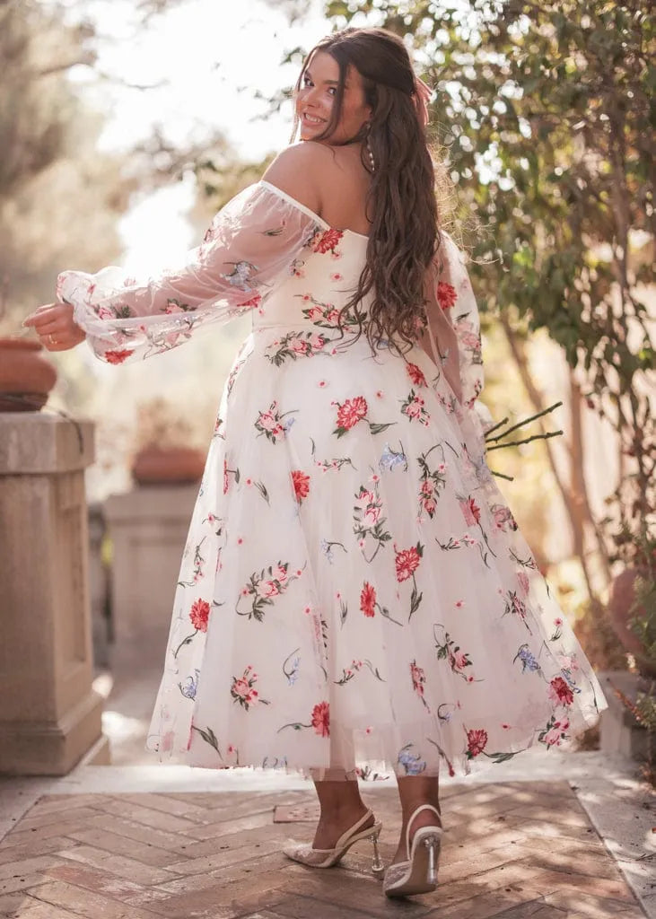 Julianna Dress Dresses - JessaKae - Julianna Dress - Petal White / 00