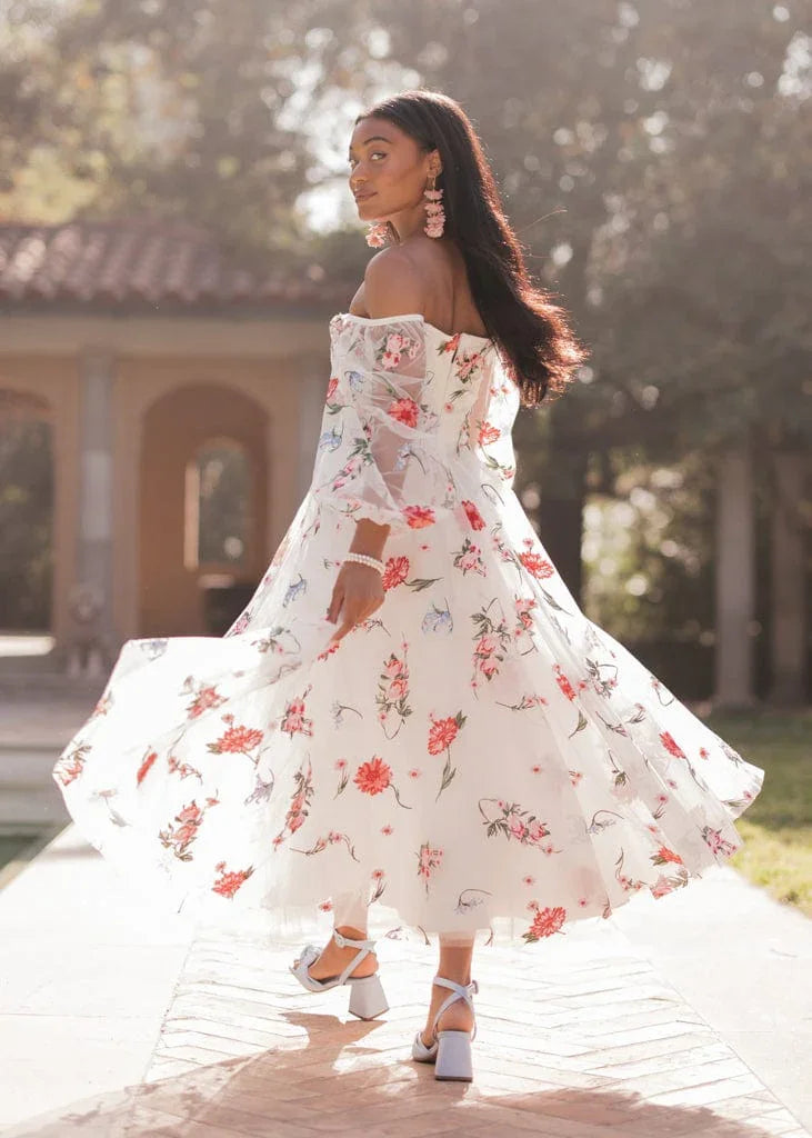 Julianna Dress Dresses - JessaKae - Julianna Dress - Petal White / 00