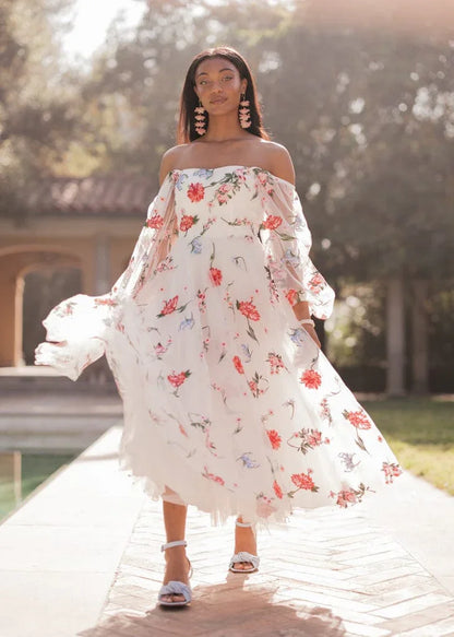 Julianna Dress Dresses - JessaKae - Julianna Dress - Petal White / 00