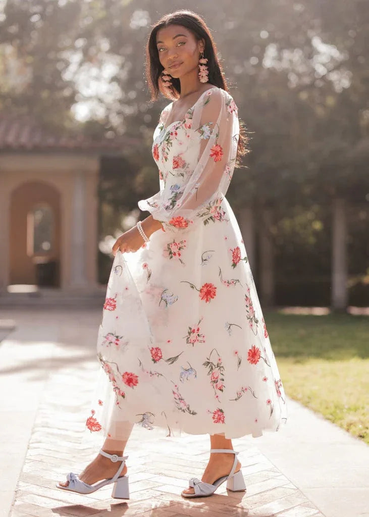 Julianna Dress Dresses - JessaKae - Julianna Dress - Petal White / 00