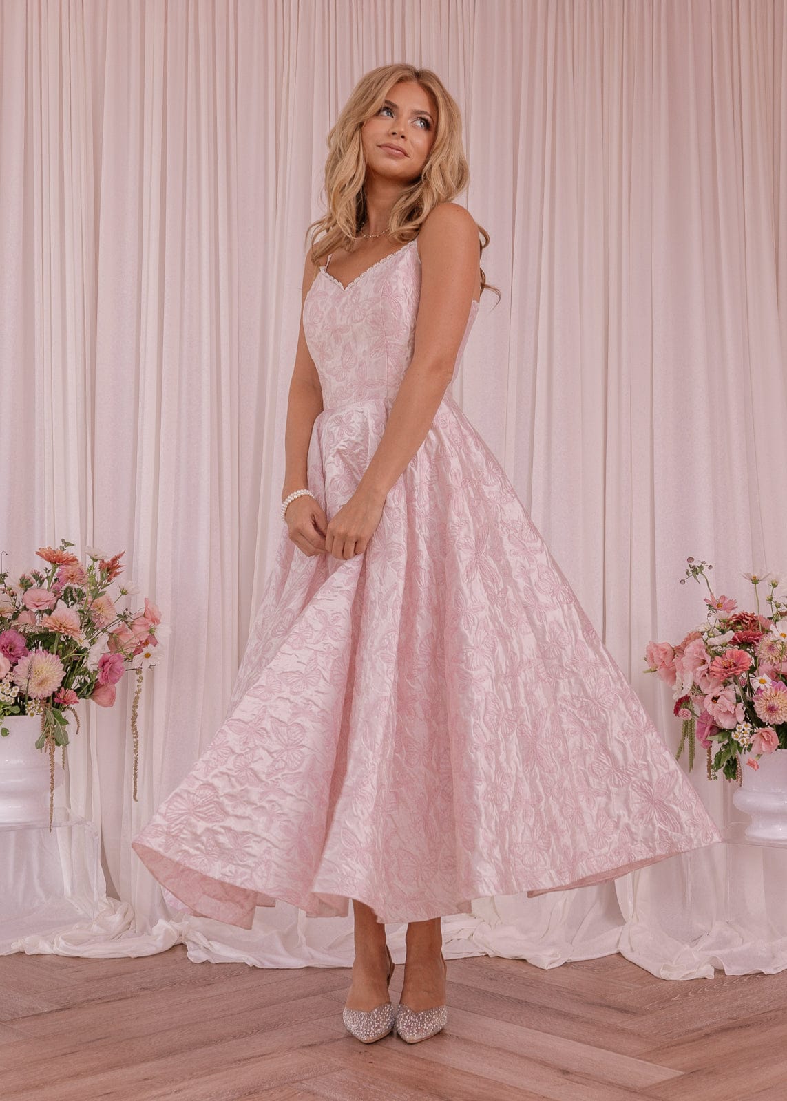 chic size inclusive model wearing JessaKae Kelly Dress Dresses