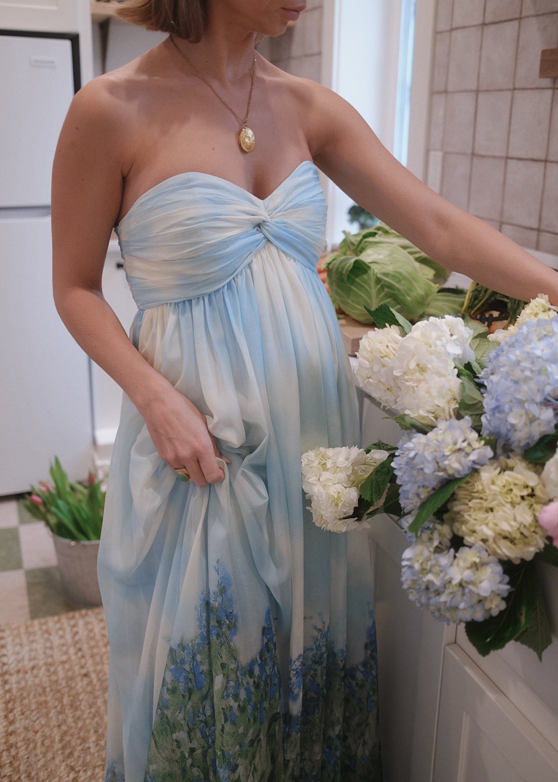 chic size inclusive model wearing JessaKae Kimberly Dress
