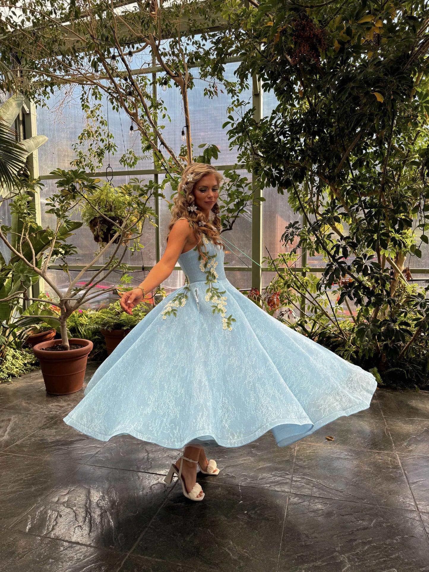 Lily Petal Dress - JessaKae - Lily Petal Dress - Dewdrop / 00