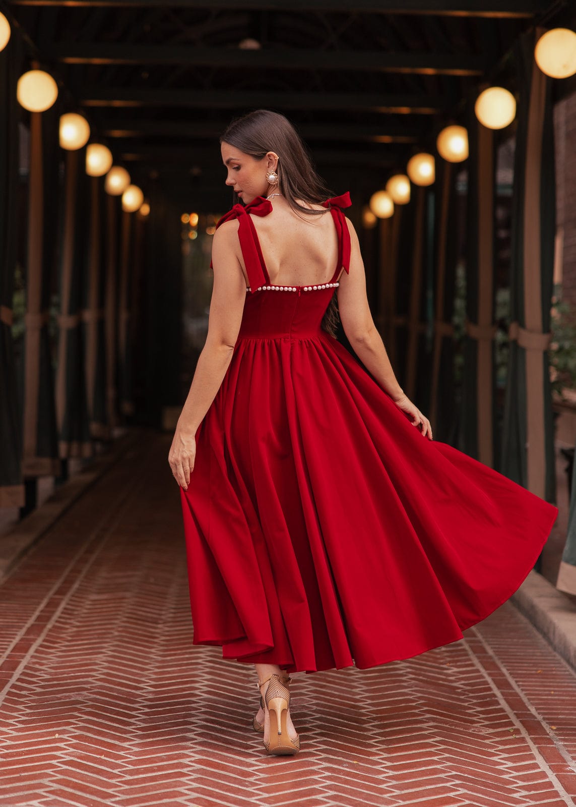 chic size inclusive model wearing JessaKae Mary Dress Dresses