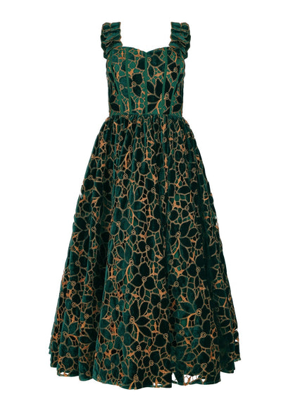 chic size inclusive model wearing JessaKae Melena Dress