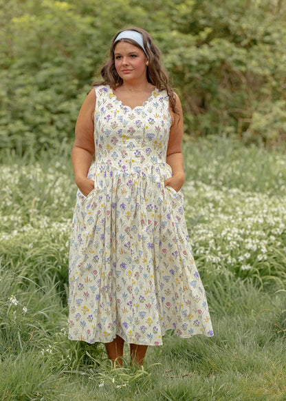Nantucket Grove Dress - JessaKae - Nantucket Grove Dress - Shorebloom / XXS