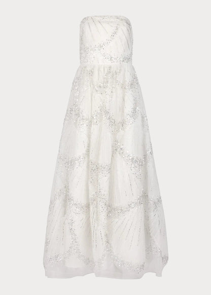 ghost image of pearl dress