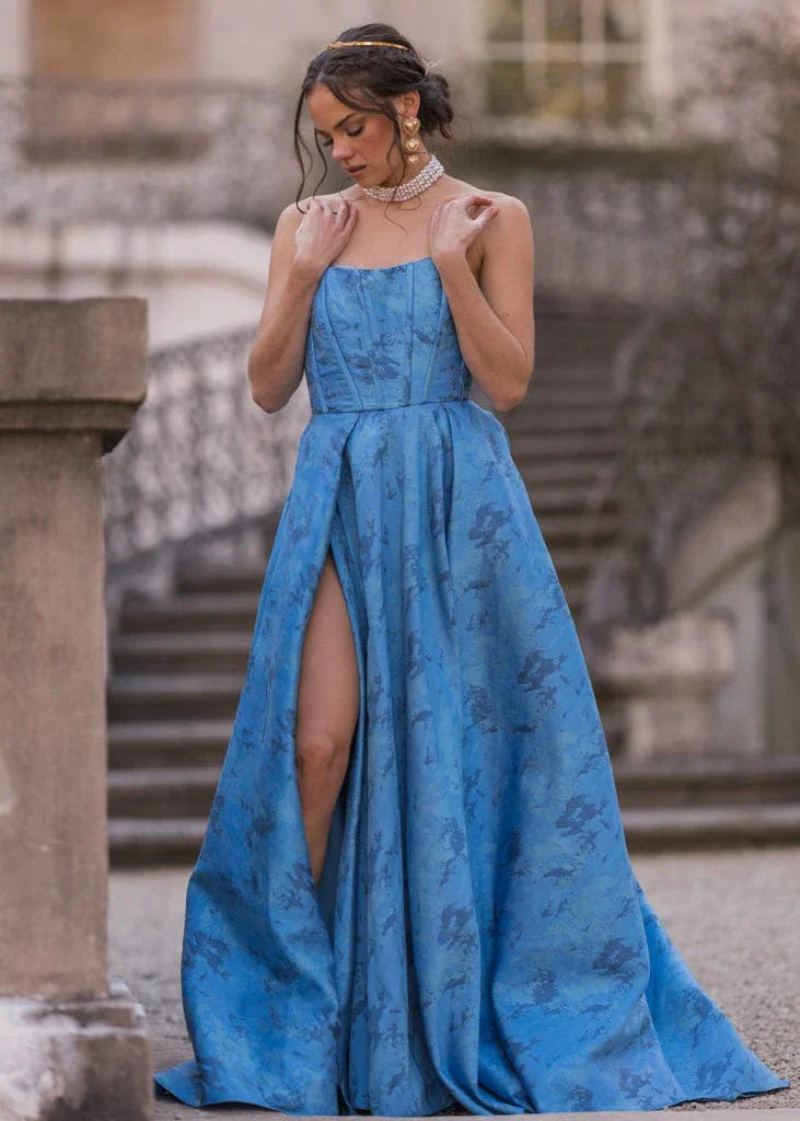 Rayne Dress - JessaKae - Rayne Dress - Marble Blue / 00