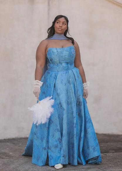 Rayne Dress - JessaKae - Rayne Dress - Marble Blue / 00