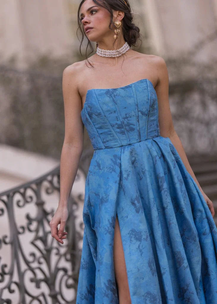 Rayne Dress - JessaKae - Rayne Dress - Marble Blue / 00