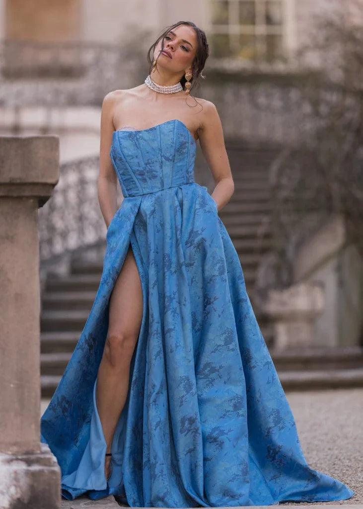 Rayne Dress - JessaKae - Rayne Dress - Marble Blue / 00