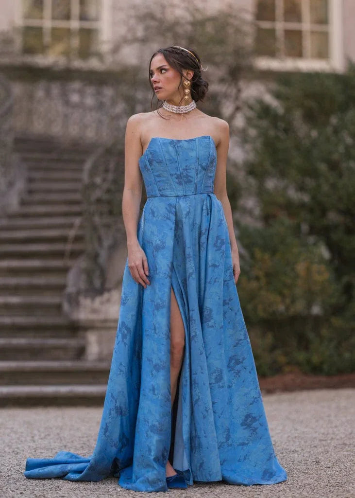 Rayne Dress - JessaKae - Rayne Dress - Marble Blue / 00