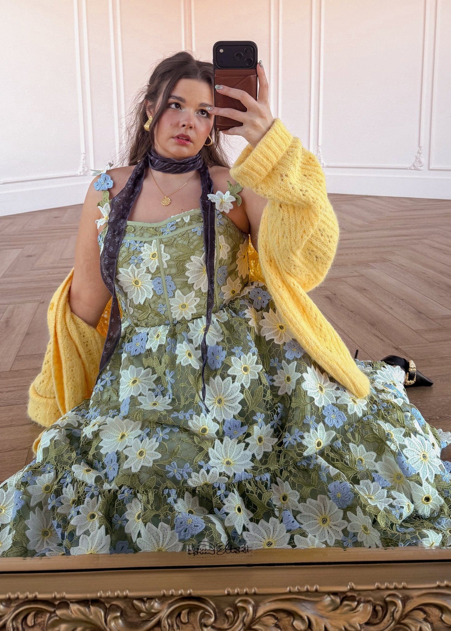 chic size inclusive model wearing JessaKae Tansy Dress Dresses