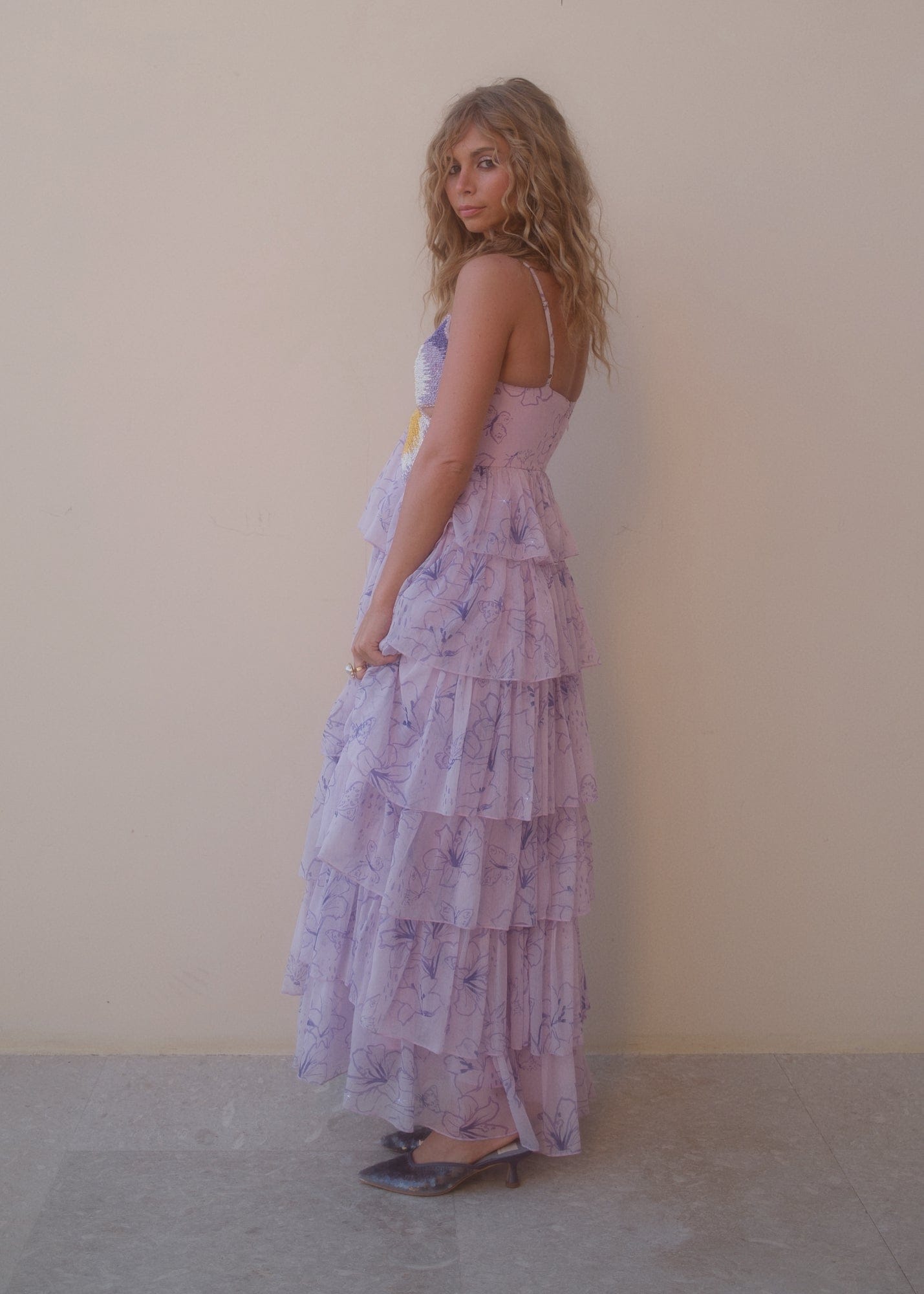 chic size inclusive model wearing JessaKae Vanessa Dress