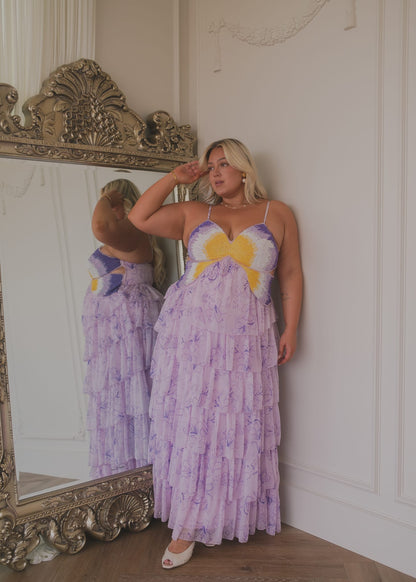 chic size inclusive model wearing JessaKae Vanessa Dress