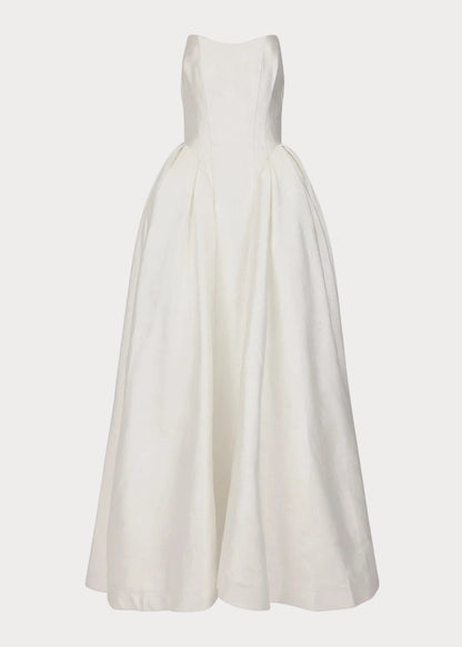 chic size inclusive model wearing JessaKae Victoria Dress